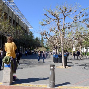Sproul Plaza on the Cal campus