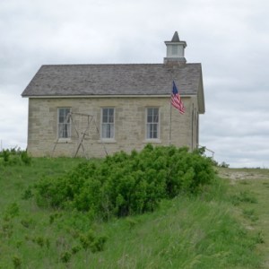 One-room schoolhouse, which operated from 1884 to 1930.