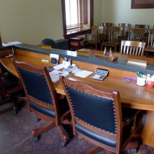 County Commission meeting room